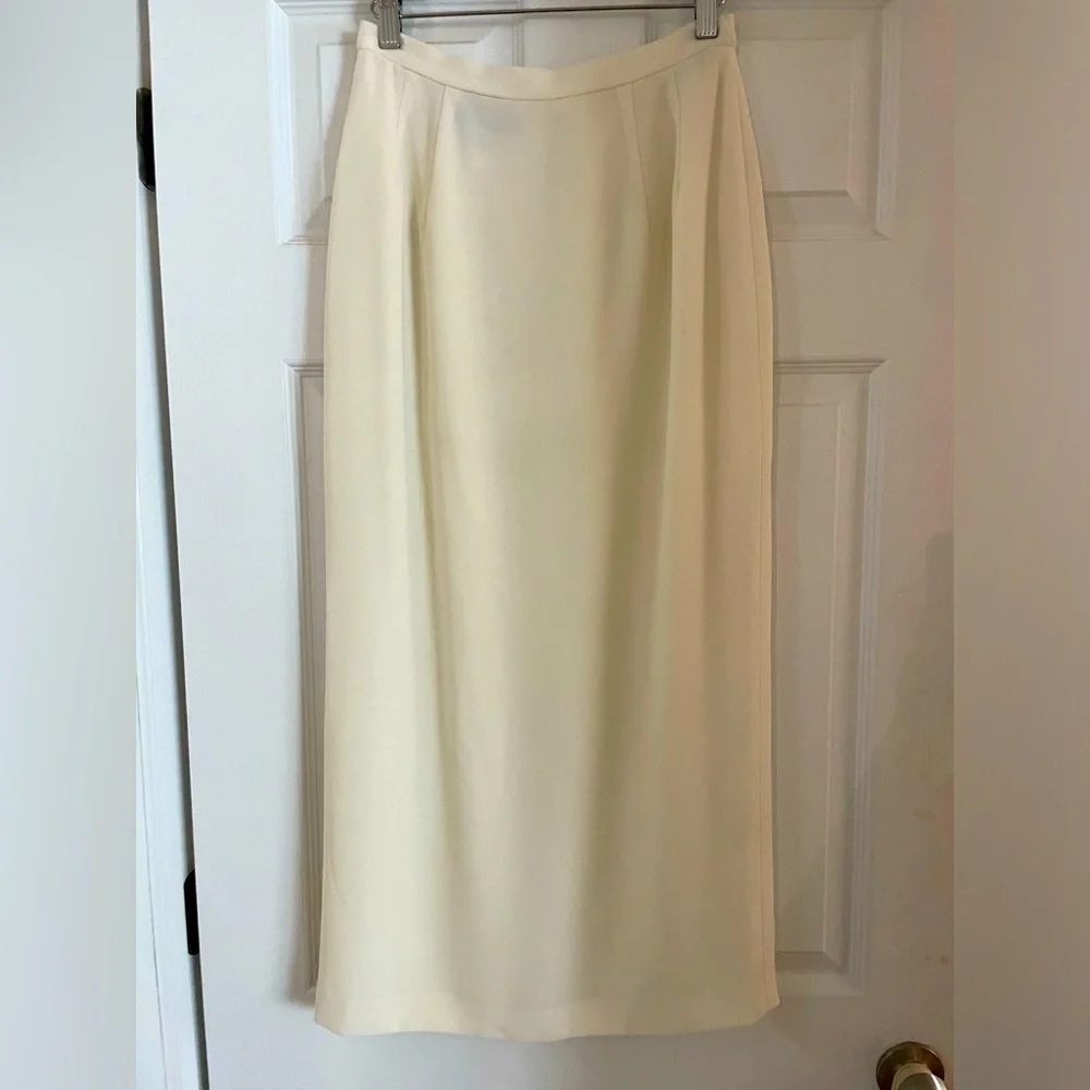 Vintage Elegant Cream Skirt
